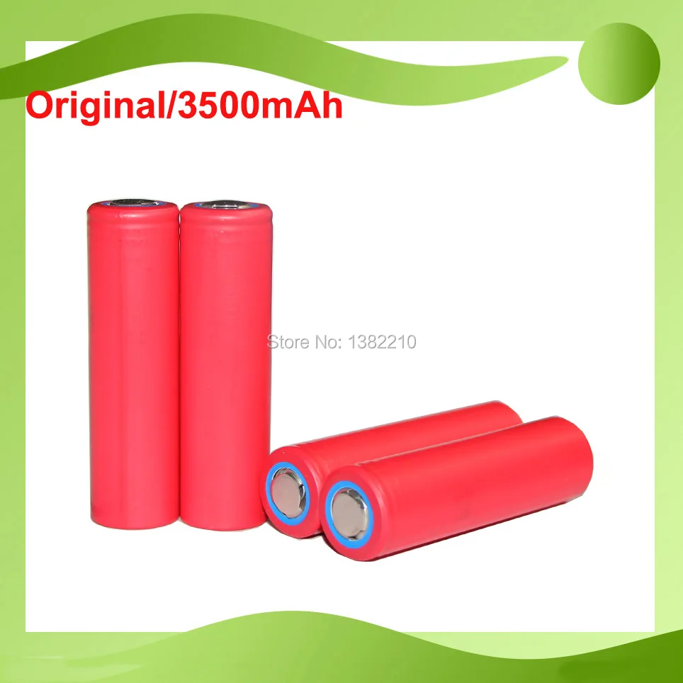 Оригинальный литий ионный аккумулятор для Sanyo 20 шт./лот 3 6 В 18650 NCR18650GA 3500 мАч 10 А