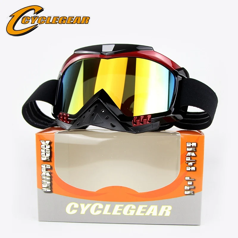 Мотоциклетные очки Cyclegear съемные мотоциклетные модульные гоночные для