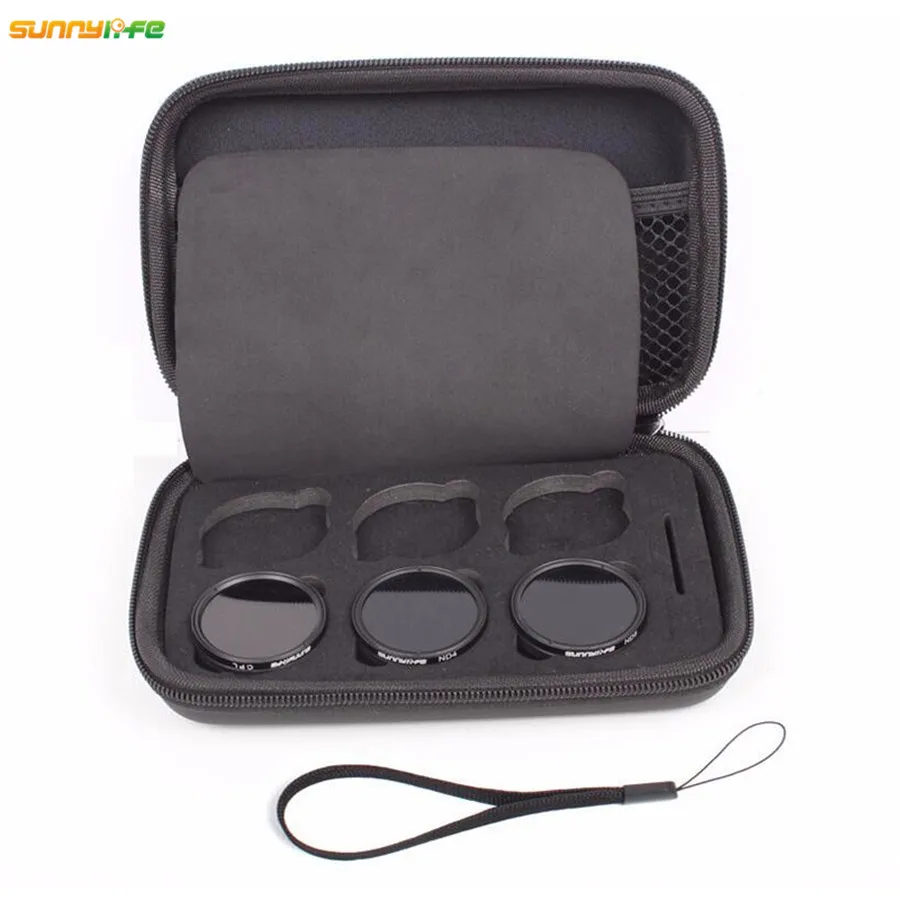 Sunnylife Phantom 3 Drone Gimbal Lens Filter Bag противоударный водонепроницаемый портативный чехол