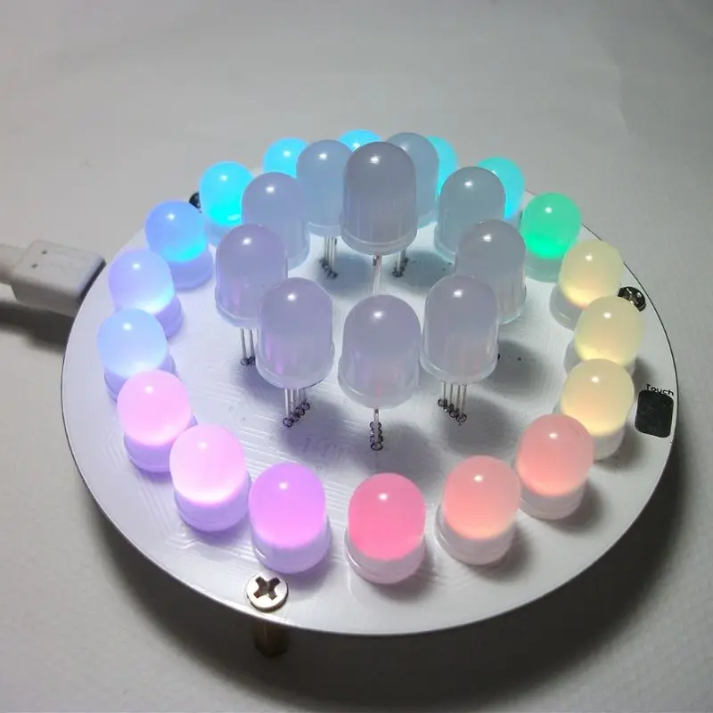 Набор для творчества с сенсорным управлением RGB LED Aurora Tower Light Cube 51 SCM электронные