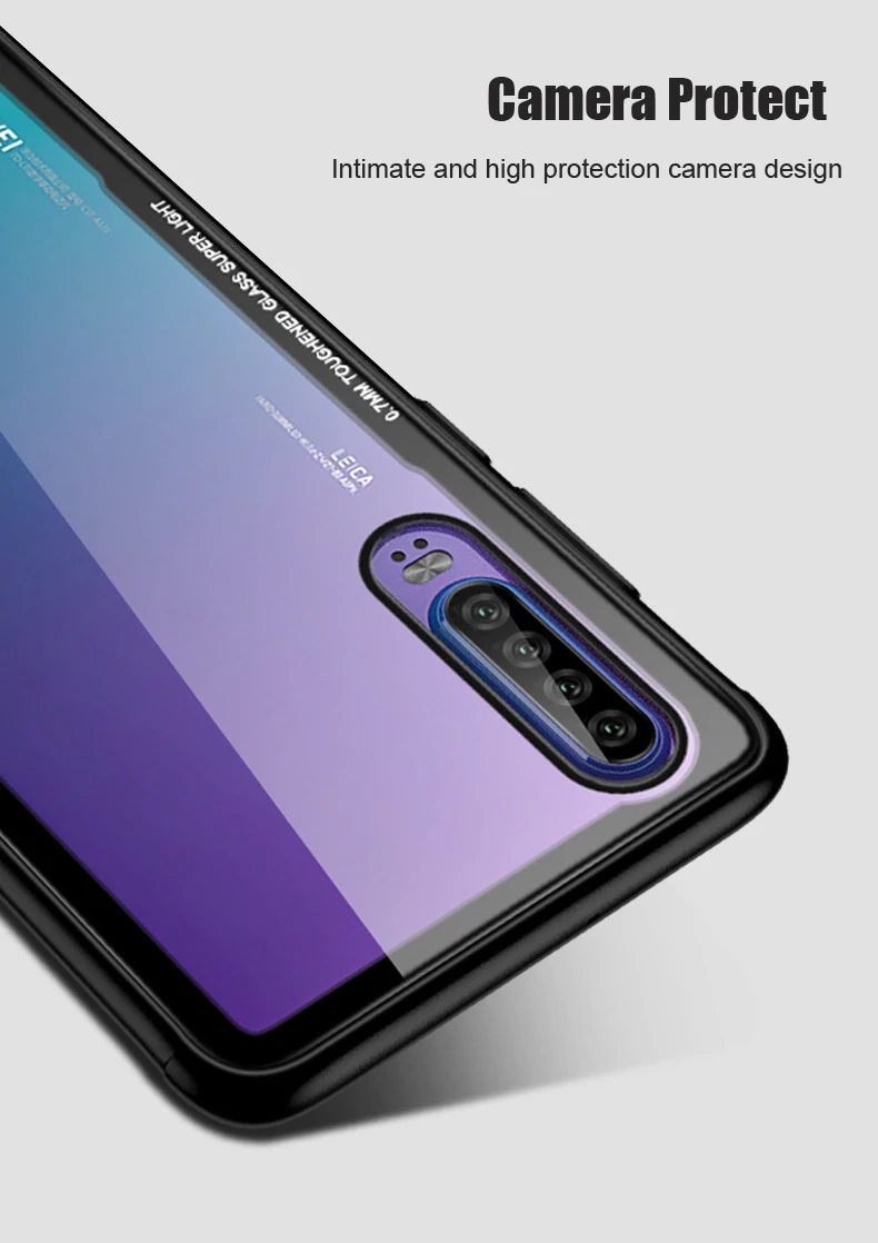 Для huawei p30 P30 Pro, стеклянный чехол, роскошный, глянцевый, закаленное стекло, силиконовая рамка, Жесткий Чехол для huawei p30 pro
