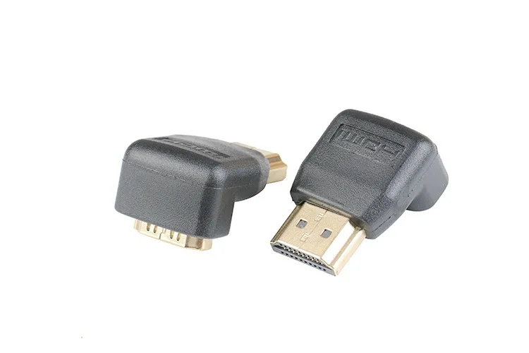 

Gold plated 270/90 Degree Right Angle Male to Female HDMI-compatible for 1080P 3D TV HDTV Cable Adaptor Converter Extender
