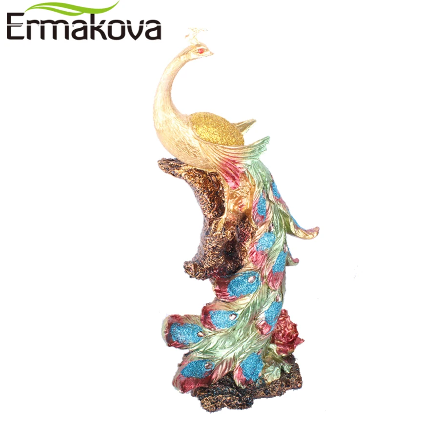 Ермакова 42 см (16 5 &quot) высота статуя Феникса из смолы красочная птица чудо-Феникс