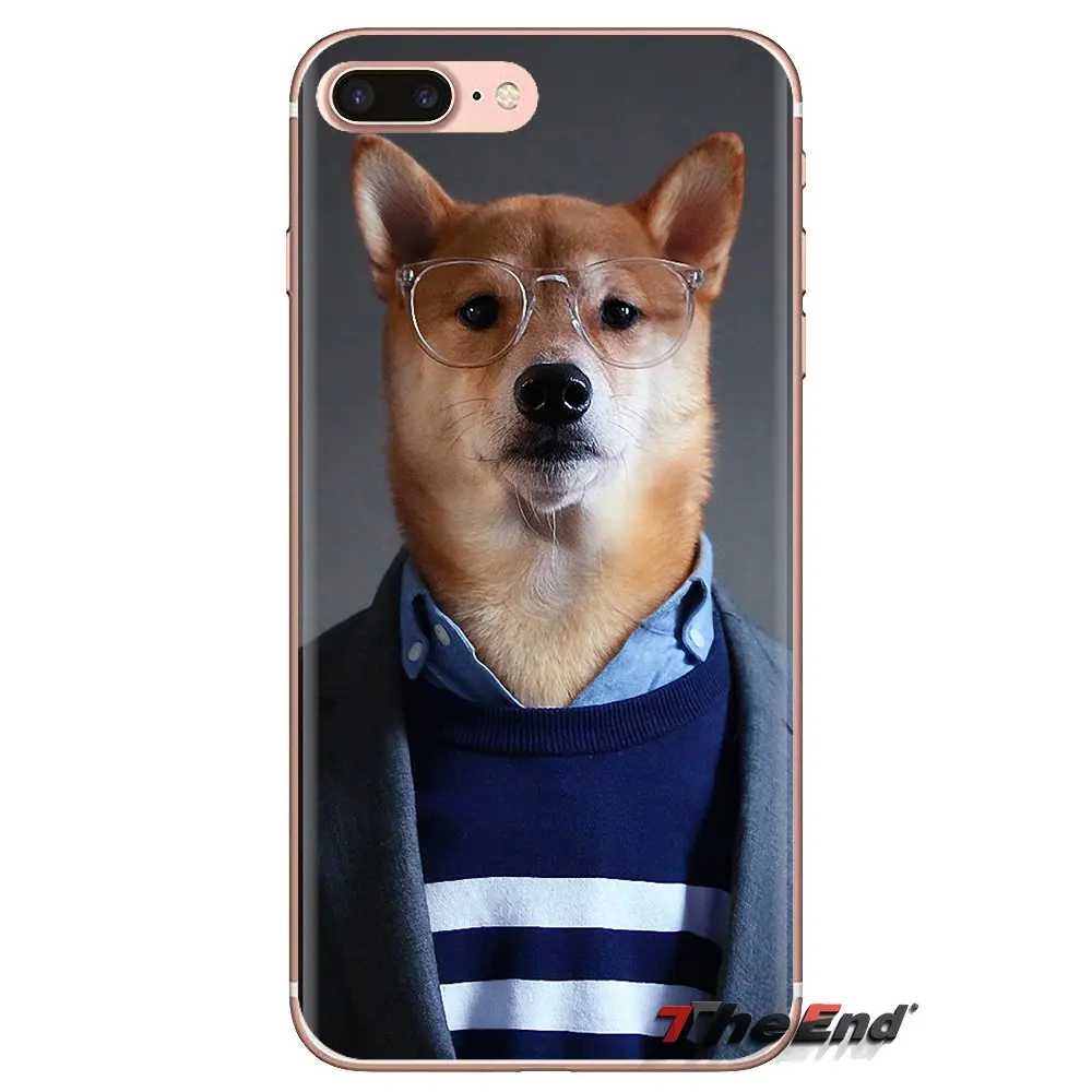 Прозрачный чехол из ТПУ для Xiaomi Redmi 4A S2 Note 3 3S 4 4X5 Plus 6 7 6A Pro Pocophone F1 brihwood Red shaba Inu Dog Puppy |