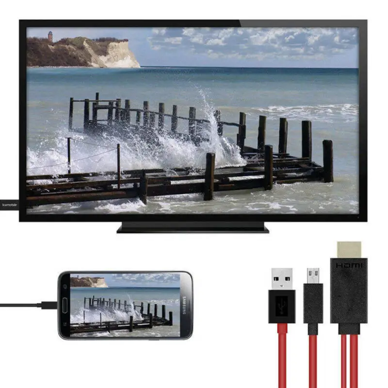 1080P MHL Micro USB к HDMI HD ТВ кабель адаптер для смартфонов Samsung Android|Кабели HDMI| |