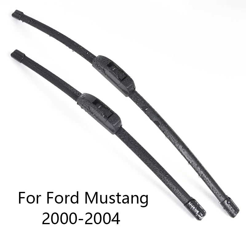2000-2004 Щетки стеклоочистителя лобового стекла для Ford Mustang 2000 2001 2002 2003 2004 2005 2006 2007 до Резина стеклоочистителя лобового стекла автомобиля - Цвет: 2000-2004