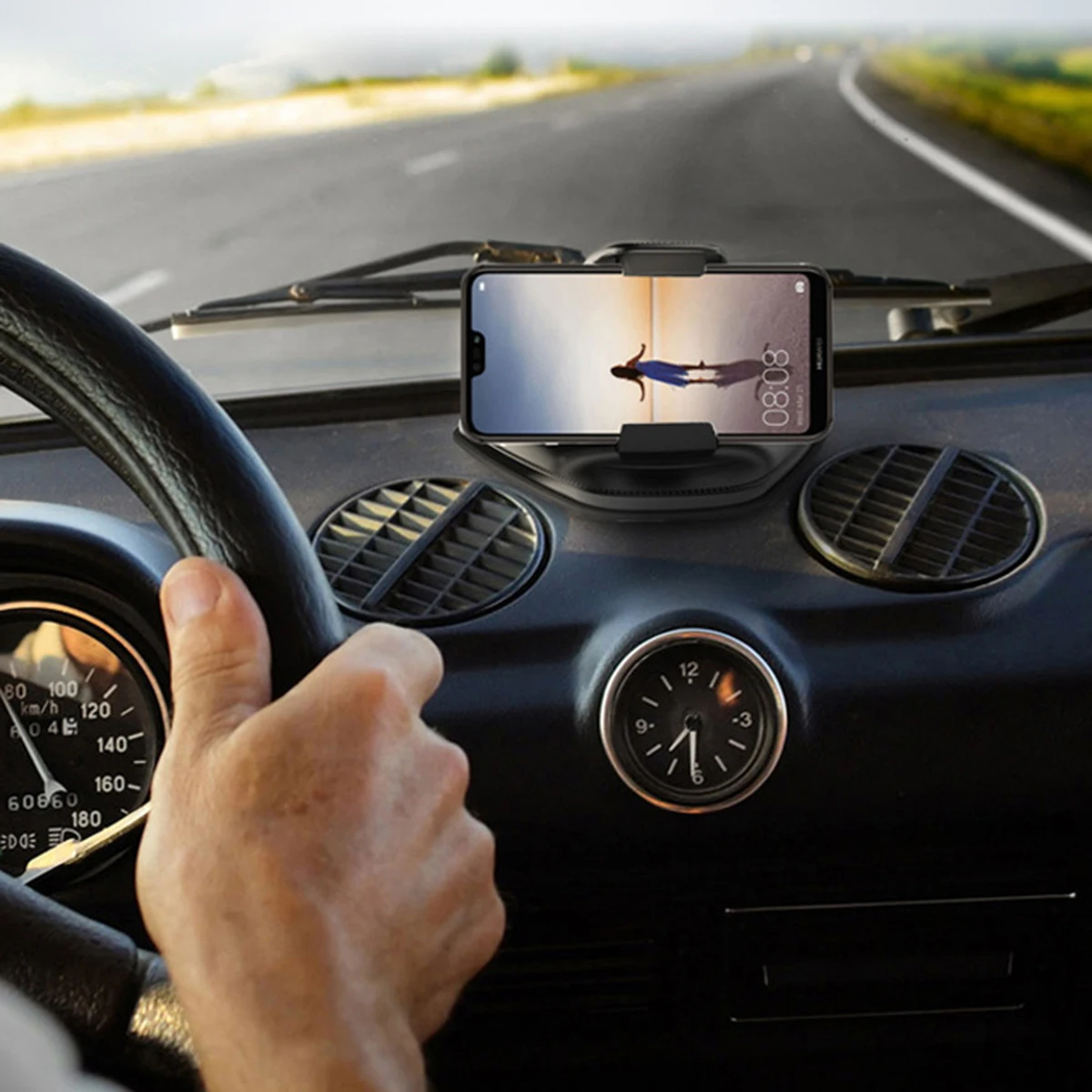 

Universal Car Mobile Phone Holder Suction Mount Windshield Dashboard Non-slip Stands for Your Smart Phone for phone