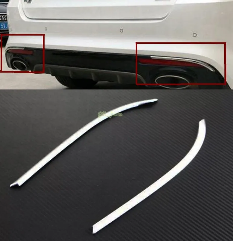 Chrome сзади противотуманные свет лампы век Обложка отделкой 2 шт. для Kia Optima K5 стайлинга автомобилей