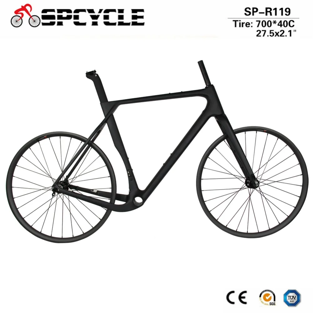 Spcycle Full Carbon Велокросс дорога гравия велосипед рамки комплект и 27.5er MTB колес Novatec