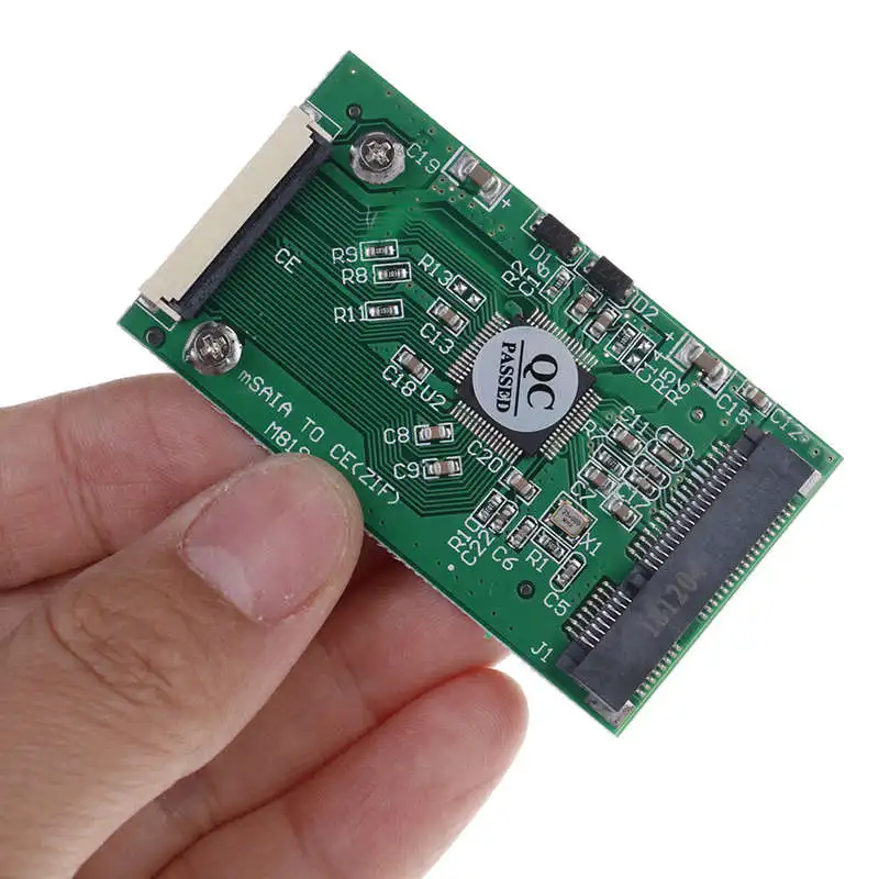Мини Msata Pci-E 1 8 дюйма Ssd до 40 Pin Zif Ce кабель адаптер конвертер карта | Компьютеры и