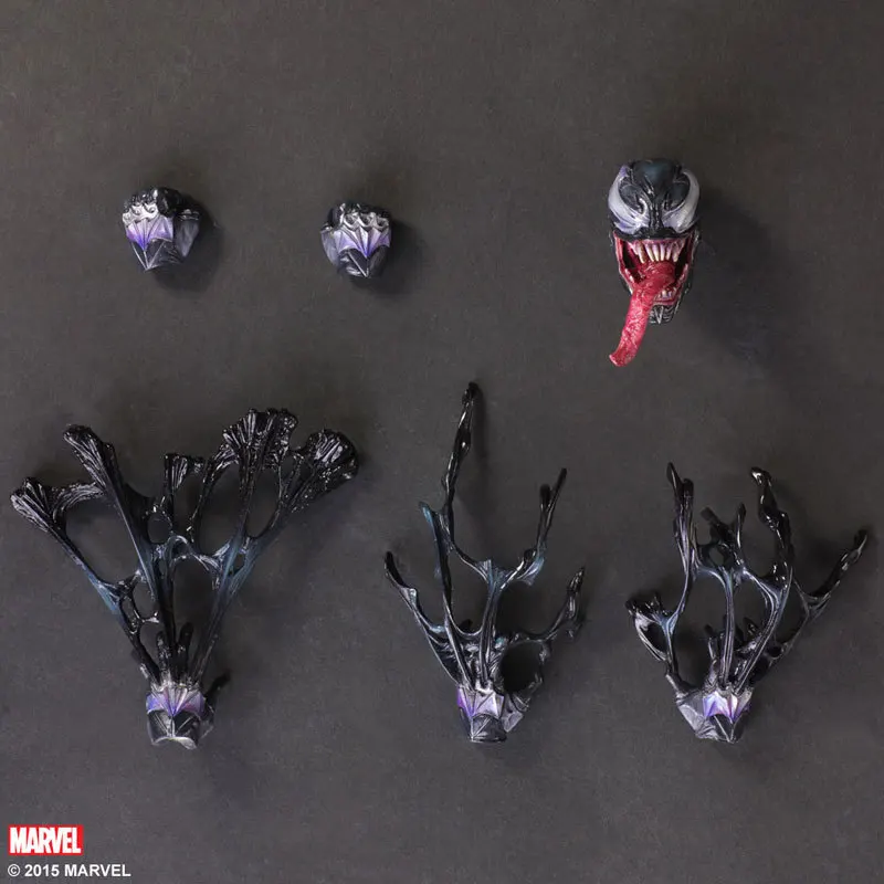 Play Arts KAI Spiderman Venom Marvel Universe Variant фигурка коллекция игрушек 26 см KT1699