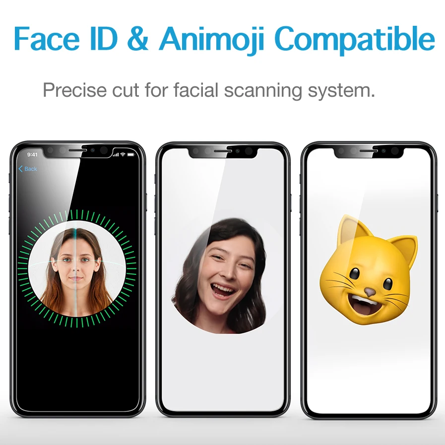 2 шт./лот ESR закаленное стекло для iPhone X защита экрана 9H Защитная пленка для iPhone 7 8 Plus стекло для iPhone 6 6S Plus пленка