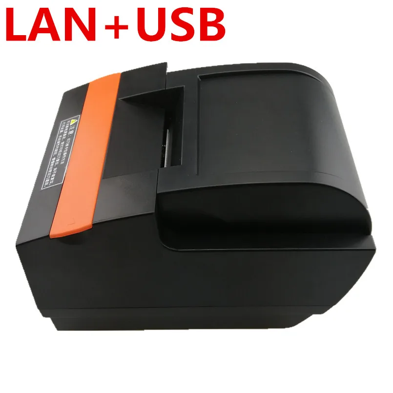 LAN and USB 58 мм Термальный чековый принтер автоматическая резка чековый принтер USB LAN Bluetooth принтер Супермаркет розничный магазин специализированный - Цвет: LAN and USB