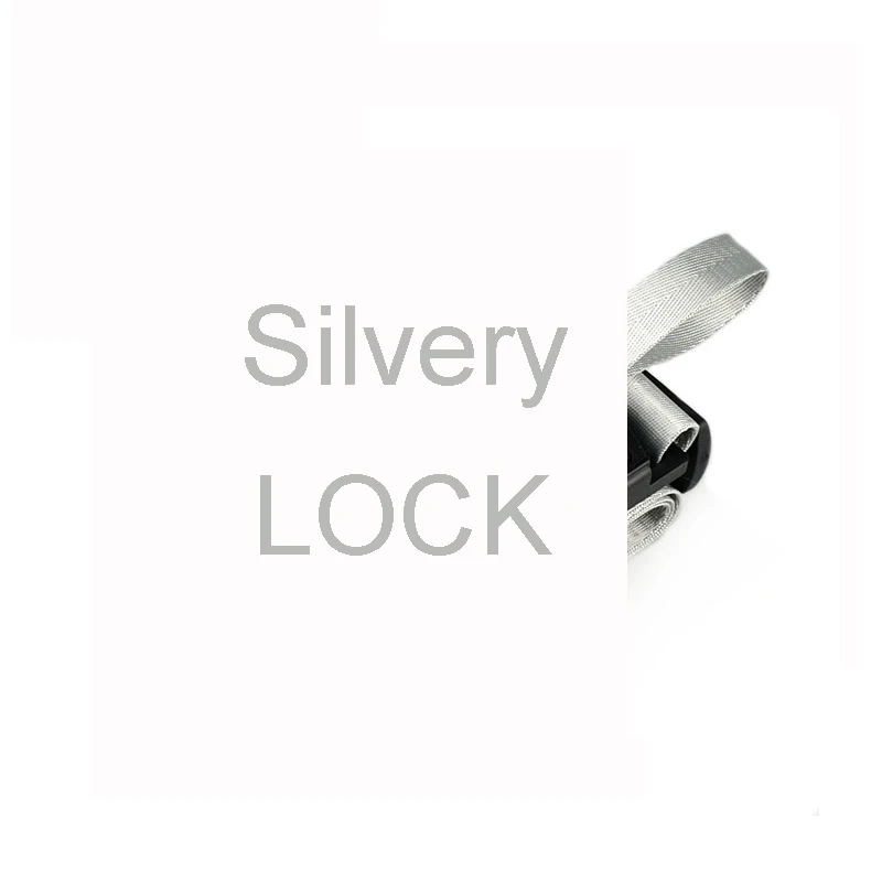 Черый; женская обувь - Цвет: Silvery  LOCK