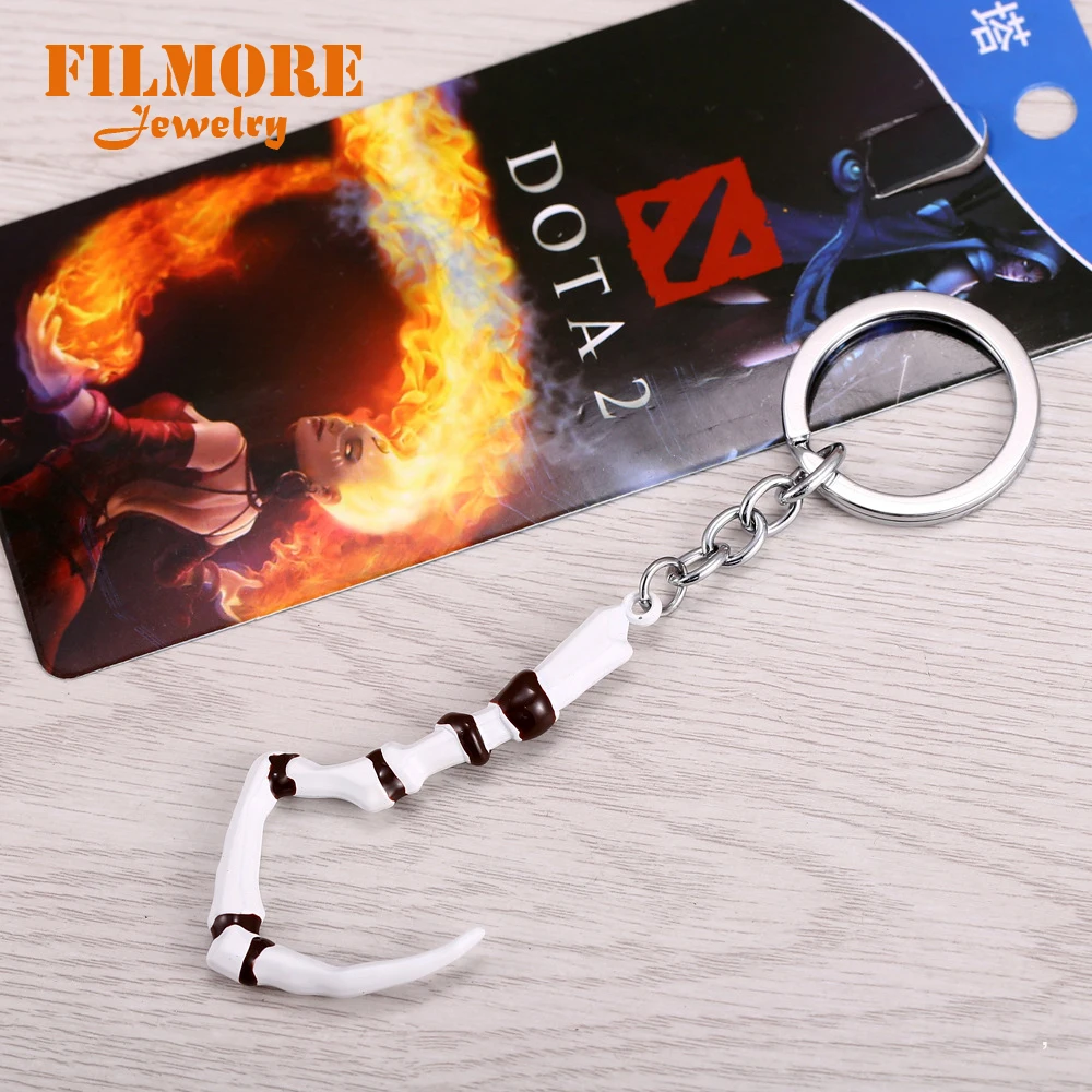 Filmore игры ювелирные изделия серии Dota 2 сплав брелок мясника Pudge бессмертный Дракон