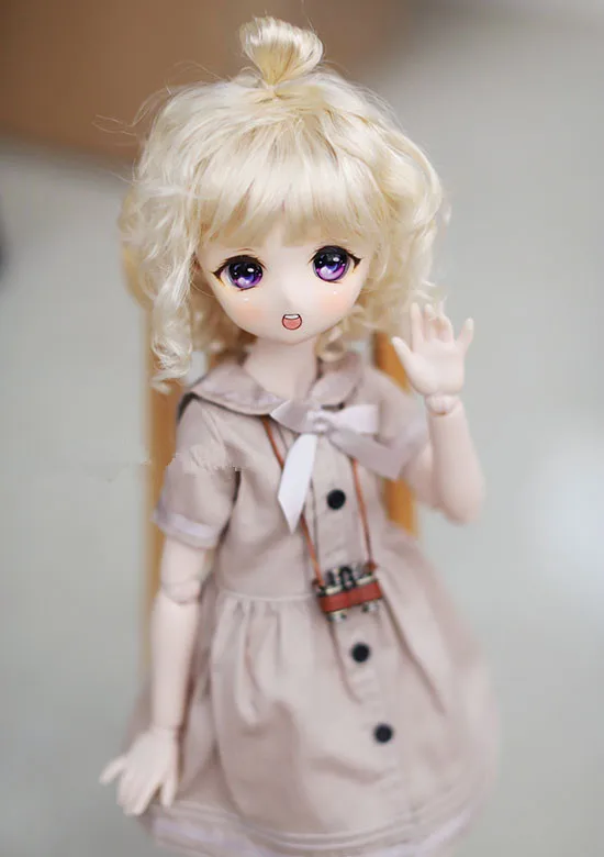 

BJD doll dress white black khaki Sailor dress for 1/3 1/4 1/6 BJD SD DD MSD YOSD doll clothes accessories