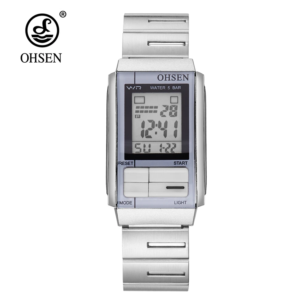 Relogio Feminino Новая мода OHSEN цифровые часы женские 50 м плавание Дата День Дисплей