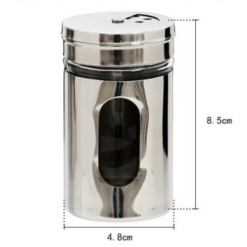 Новый Видимый Нержавеющая сталь сито для муки чашки выпечки сахар соль и перец