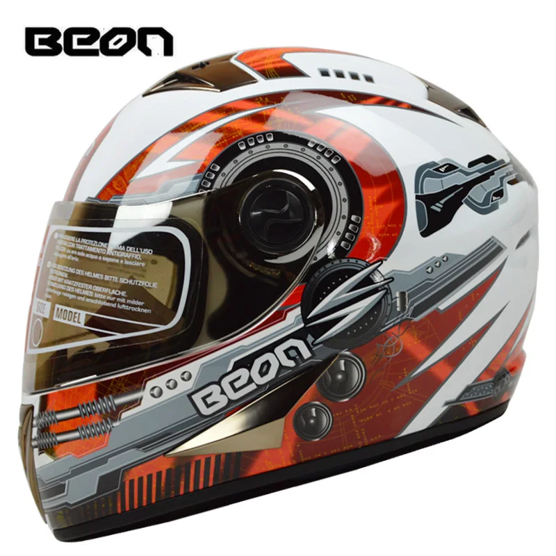 Бренд BEON B500 шлем с полным лицом женские классические мотоциклетные шлемы Motociclistas