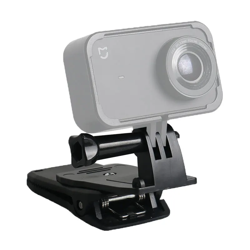 360 градусов Поворотный рюкзак шляпа зажим Крепление для GoPro Hero 7 6 5 4 Session для Sjcam Sj4000 для Xiaoyi 4K Go Pro аксессуар
