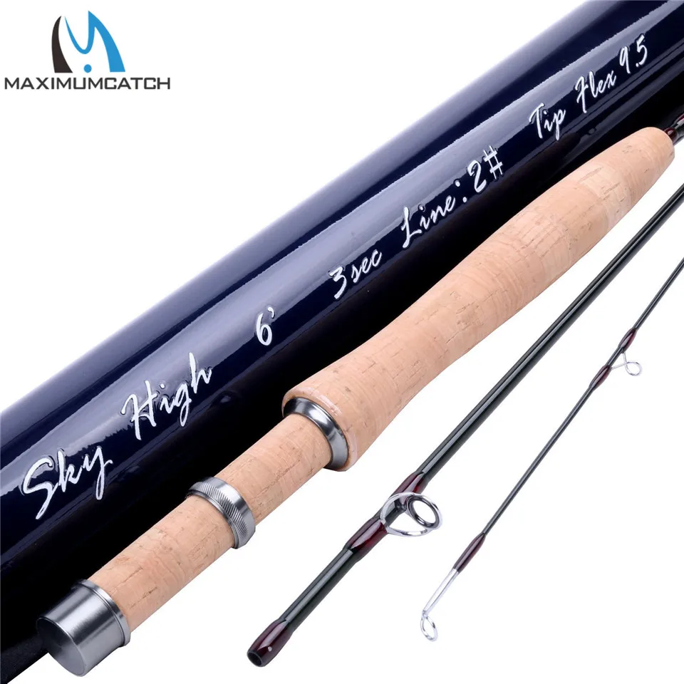 Maximumcatch IM12 (40 + 46 т) углерода skyhigh 6023 fly Удочка с cordura трубки 6ft 2wt 3 шт. род|fishing rod|fly rodfly