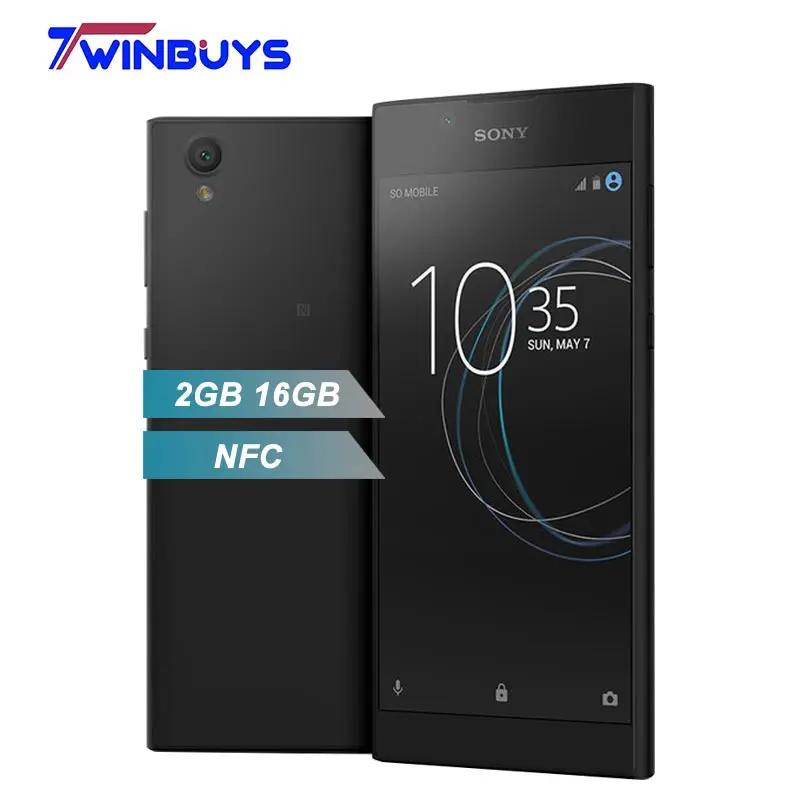 Смартфон Sony Xperia L1 4G android 7,0 5," IPS MTK6737T четырехъядерный 2 Гб ОЗУ 16 Гб ПЗУ 2620 мАч 13 м+ 5 Мп NFC мобильные телефоны