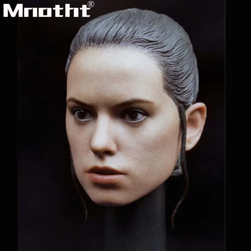 

1/6 Scale Rey Head Sculpt Female Soldier Head Carving model for 12inch action figures collection hobbies accessories