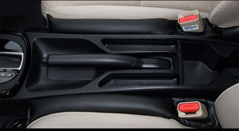 Black Практичный автомобильный аксессуар для Honda City-18 из искусственной кожи, для автомобильных сидений, зазор, зазор, заглушка для швов, украшение автомобиля, апертура, герметичная накладка - Цвет: Black