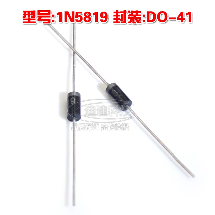 

Новинка прямой выход диода Schottky 1N5819 DO-41 40 в 1A 5819 do41