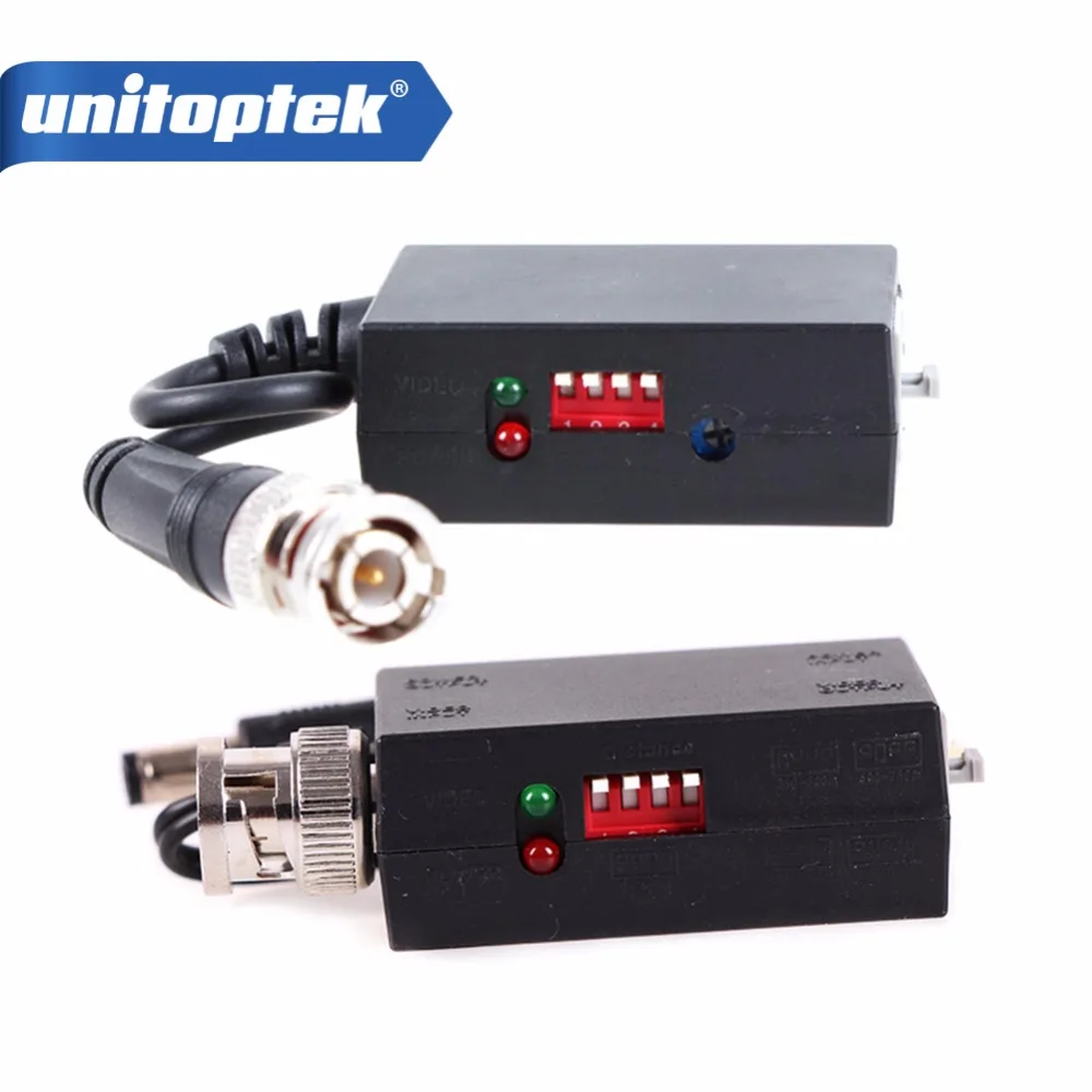 

Unitoptek 1001-T-R Активный видеопередатчик с витой парой 1200м