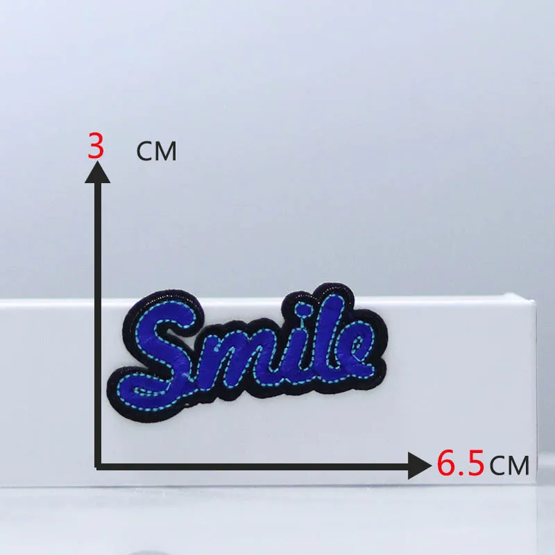 Высокое качество smile mix Письмо звезда горячего расплава клейкая аппликация