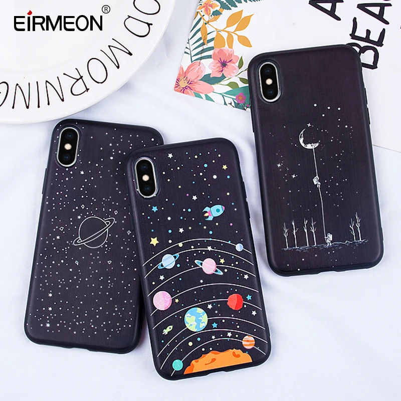 Чехол Planet для iPhone 7 мягкий матовый чехол из ТПУ 8 Plus X 5 5S SE 6S 6 XR Xs Max XS Capa Coques |
