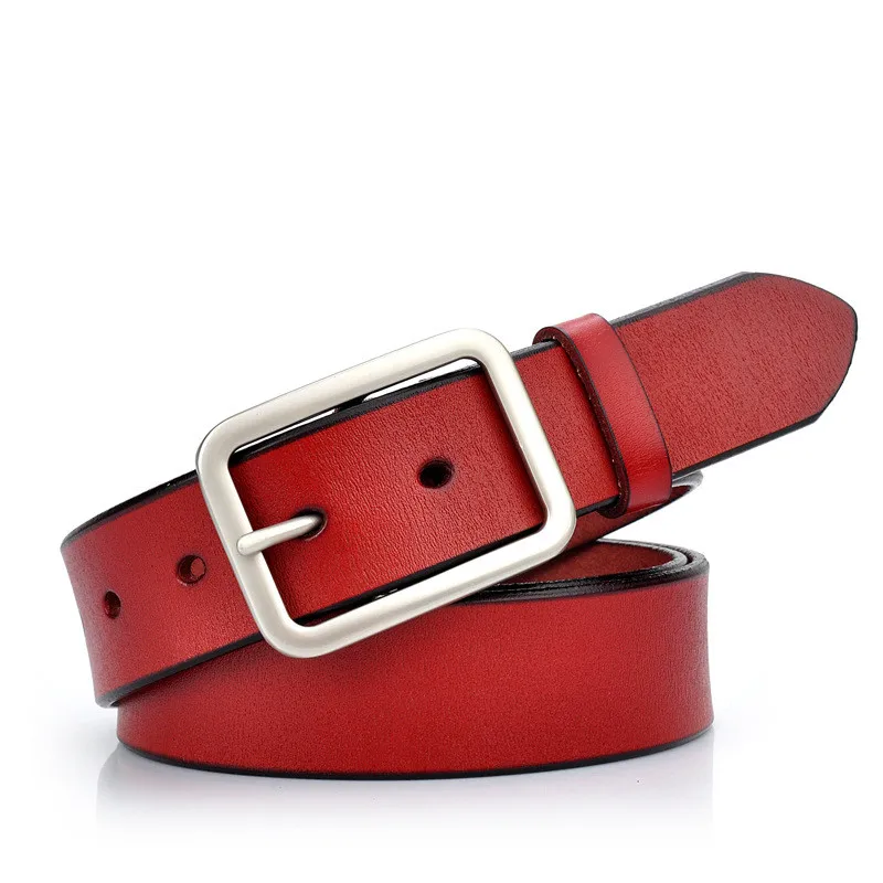 Ремни женские пояса из натуральной кожи ковбой Ceinture классический стиль талии