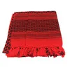 Охотничий армейский Тактический Keffiyeh Shemagh шарф в арабском стиле шаль шейный платок головной убор для походов страйкбол стрельба аксессуары - Цвет: Red