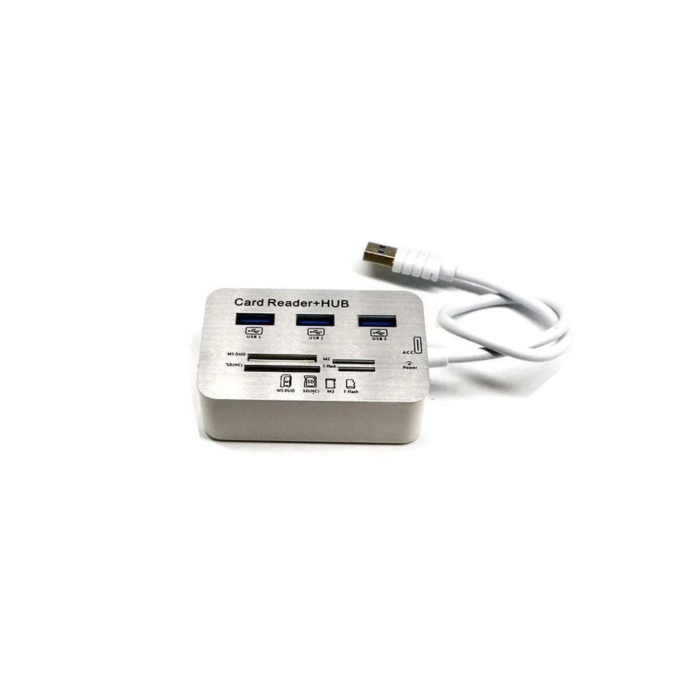 Горячая Распродажа USB концентратор 3,0 Мульти USB 3,0 концентратор разветвитель 3 портовый считыватель карт usb-концентратор с несколькими портами супер скорость микро хаб для компьютерных аксессуаров