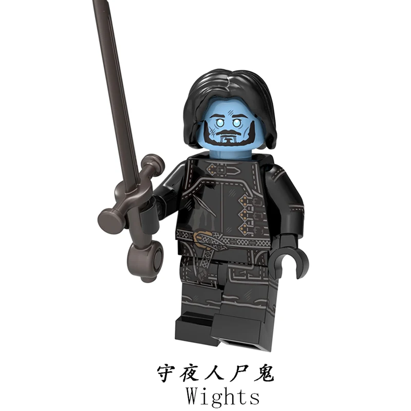 Экшен-фигурка модель Игра престолов Джон Белоснежка Walke Wights Benjen Stark Samwell Tarly Ice and Fire строительные блоки KT1024 - Цвет: XP173