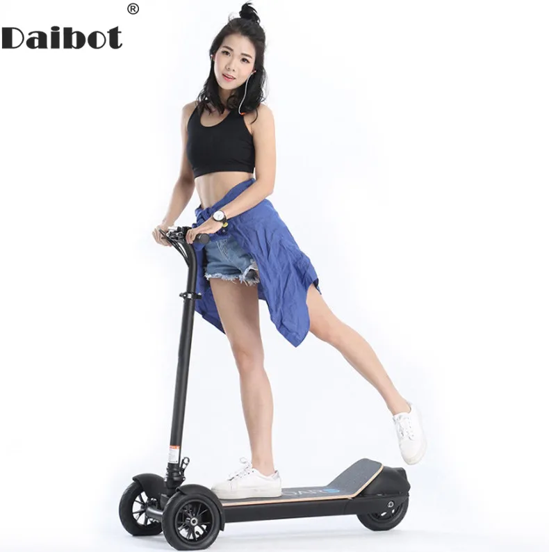 Daibot электрический скутер 48V три колесных электрических скутеров 8,5 Inch 450W ES доска складной самокат Скутер способный преодолевать Броды для взрослых детей