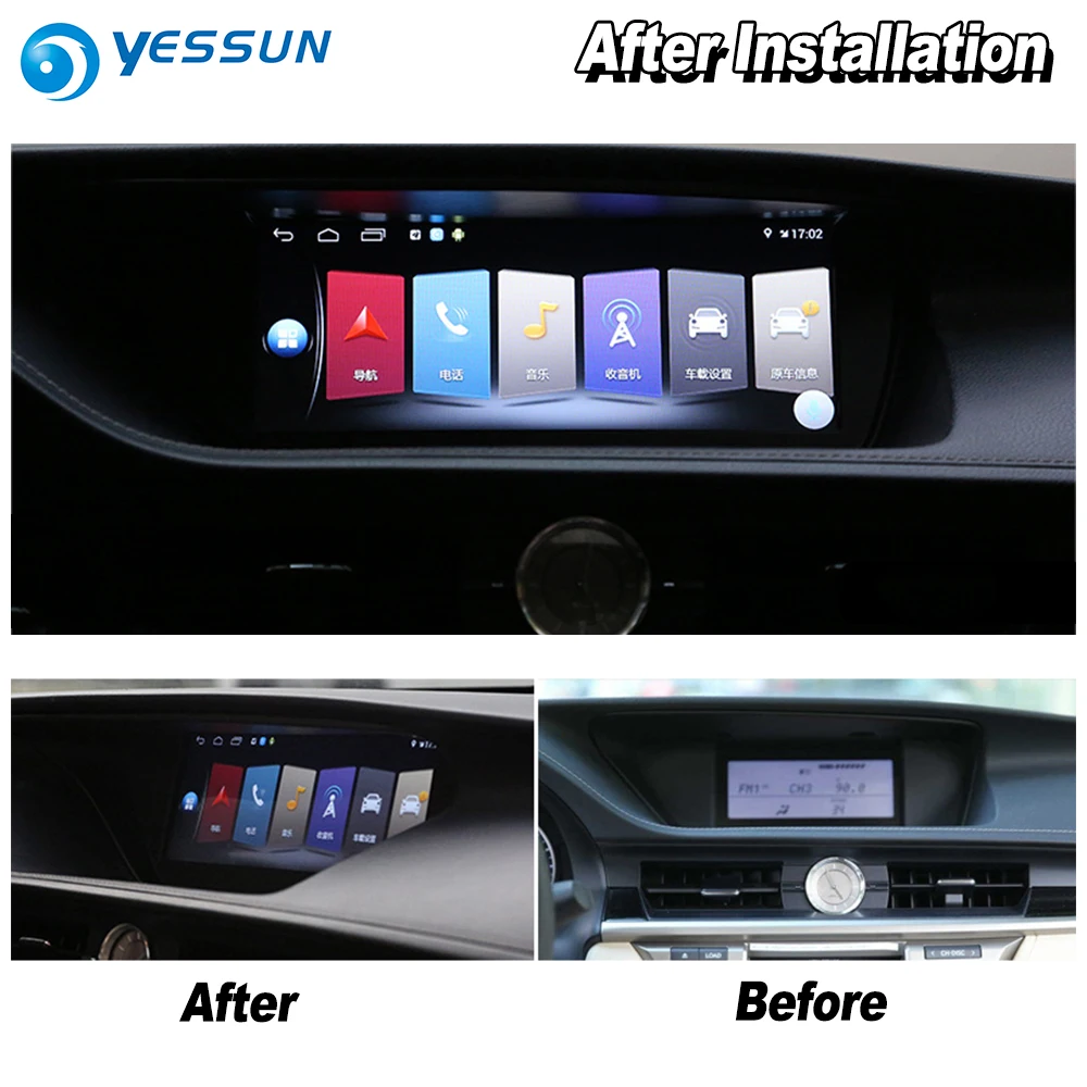 Для Lexus ES 300h ES300h 2012 2013 автомобильный Android Carplay gps Navi навигация мультимедийный плеер Радио стерео камера DVD дисплей CD