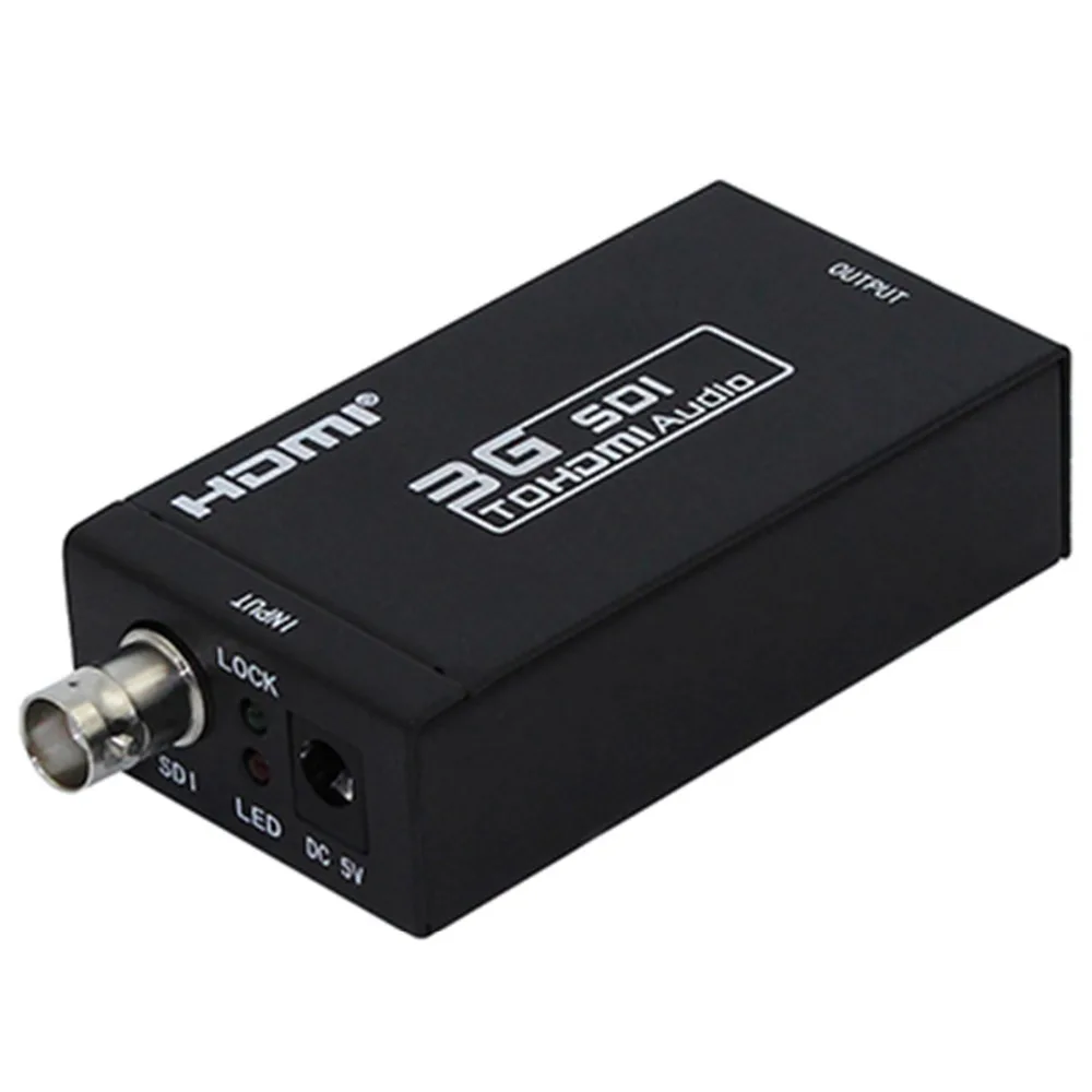 HDMI SDI конвертер 3G Full HD 1080P в адаптер видео с адаптером питания для вождения