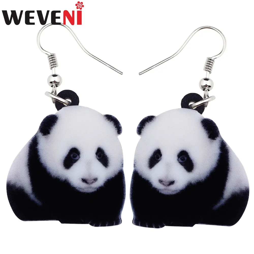 WEVENI акриловый мультяшный милый китайский женский большой длинный свисающий