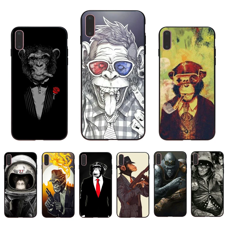IMIDO крутой чехол для телефона с изображением королевы орангутана оболочка Iphone 5 5S