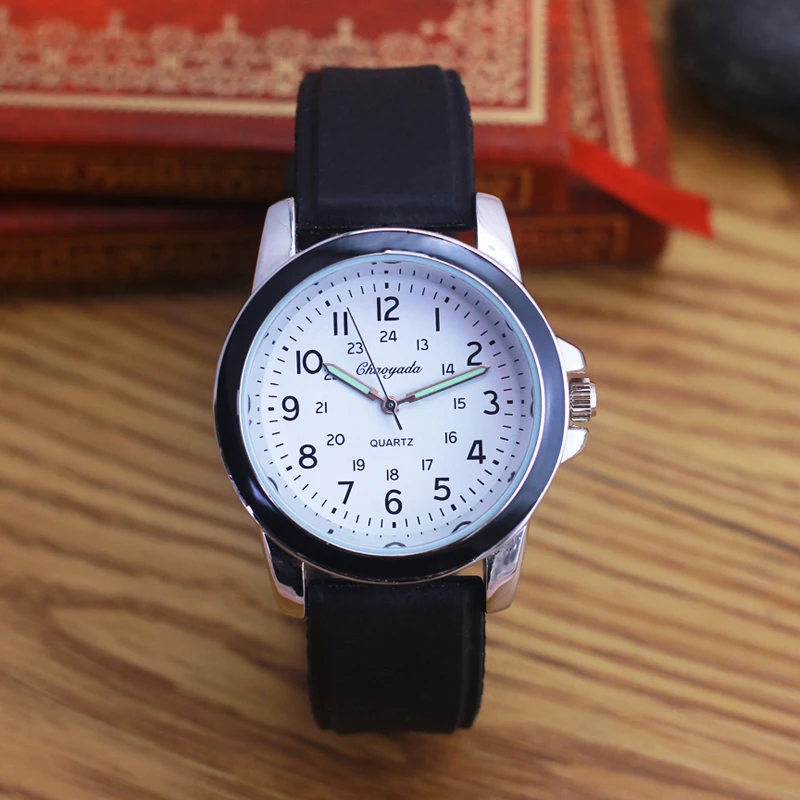 Женские и мужские модные кварцевые часы для спорта на открытом воздухе