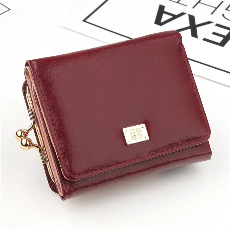 Женский кошелек CarrKen кожаный маленький на молнии | Багаж и сумки