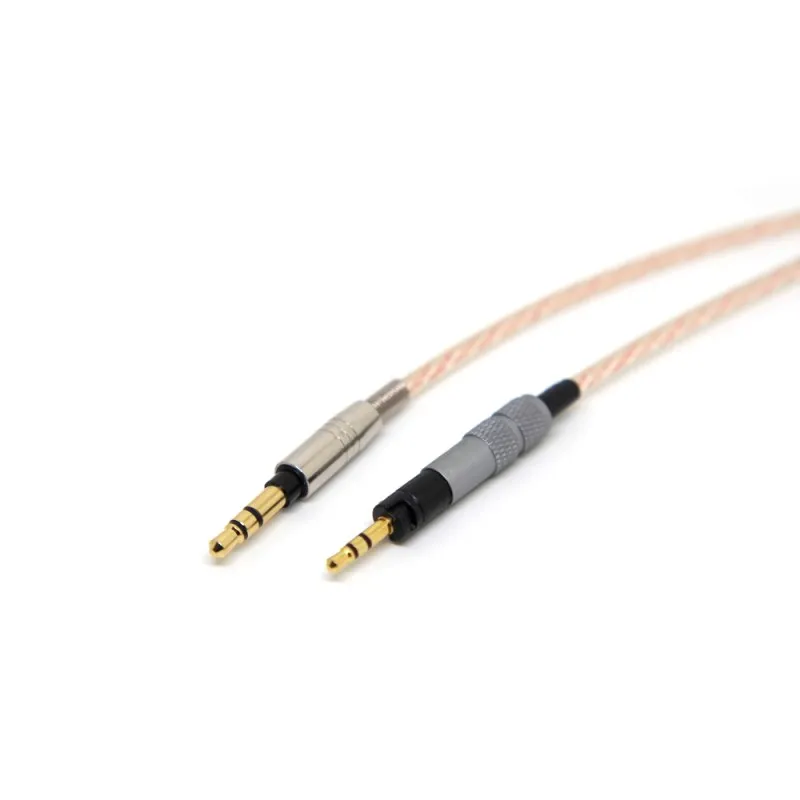 3,5 мм до 2,5 мм посеребренные LC-OCC наушники Hifi обновленный кабель для Sennheiser Momentum 2 Наушники Замена Ремонт аудио кабели