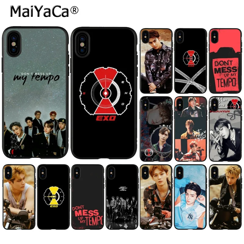MaiYaCa EXO 5 не портит мой темп фото мягкий чехол для телефона Apple iPhone 8 7 6 6S Plus X XS MAX 5S SE XR