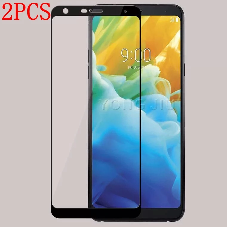 2 шт полное покрытие из закаленного стекла для LG Q Stylus Plus Защитная пленка для экрана для LG Q Stylus Plus Sylus+ стекло