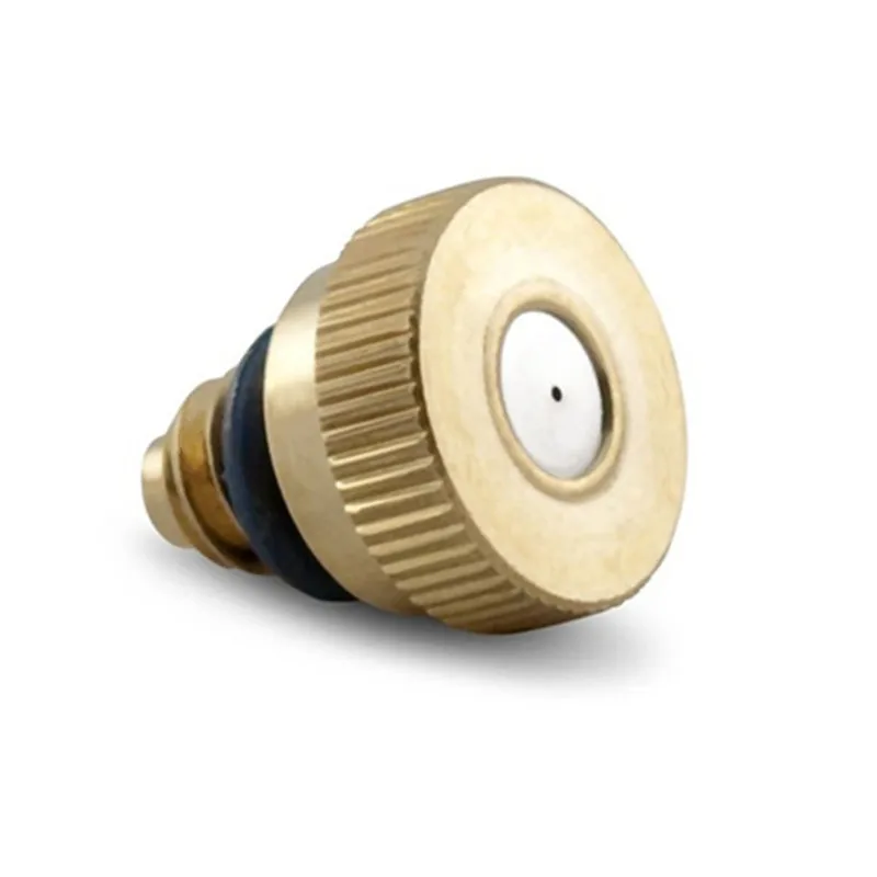 

C008 Taiwan Natural Fog Anti Drip Patio Cooling Pest Control Brass Mist Nozzle fog nozzles free shipping