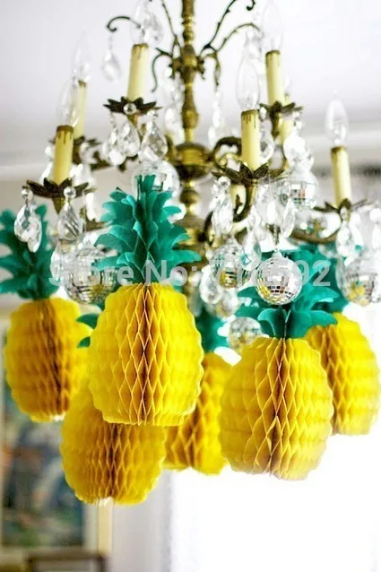 5 шт. гавайская вечеринка летнее украшение соты ананас гирлянда стол центральный