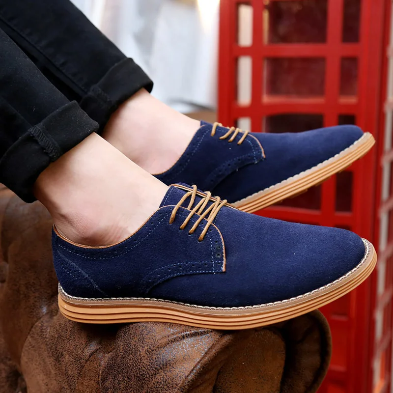 LAKESHI New Sneakers Men Shoes Casual Fashion Comfortable Brogue Lace Up Loafers For Male Adult Size 47 | Обувь