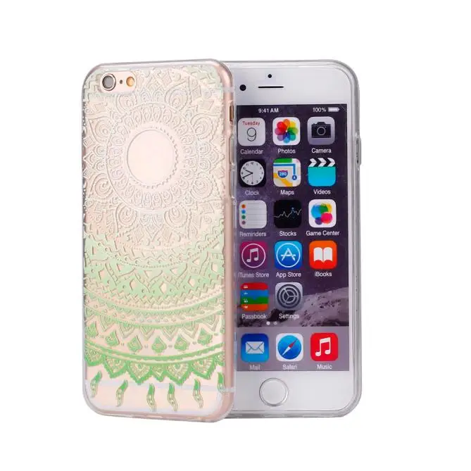 Красочные Винтаж кожи ПК Жесткий Чехол для iPhone 6/6S плюс 5.5 дюймов удобный